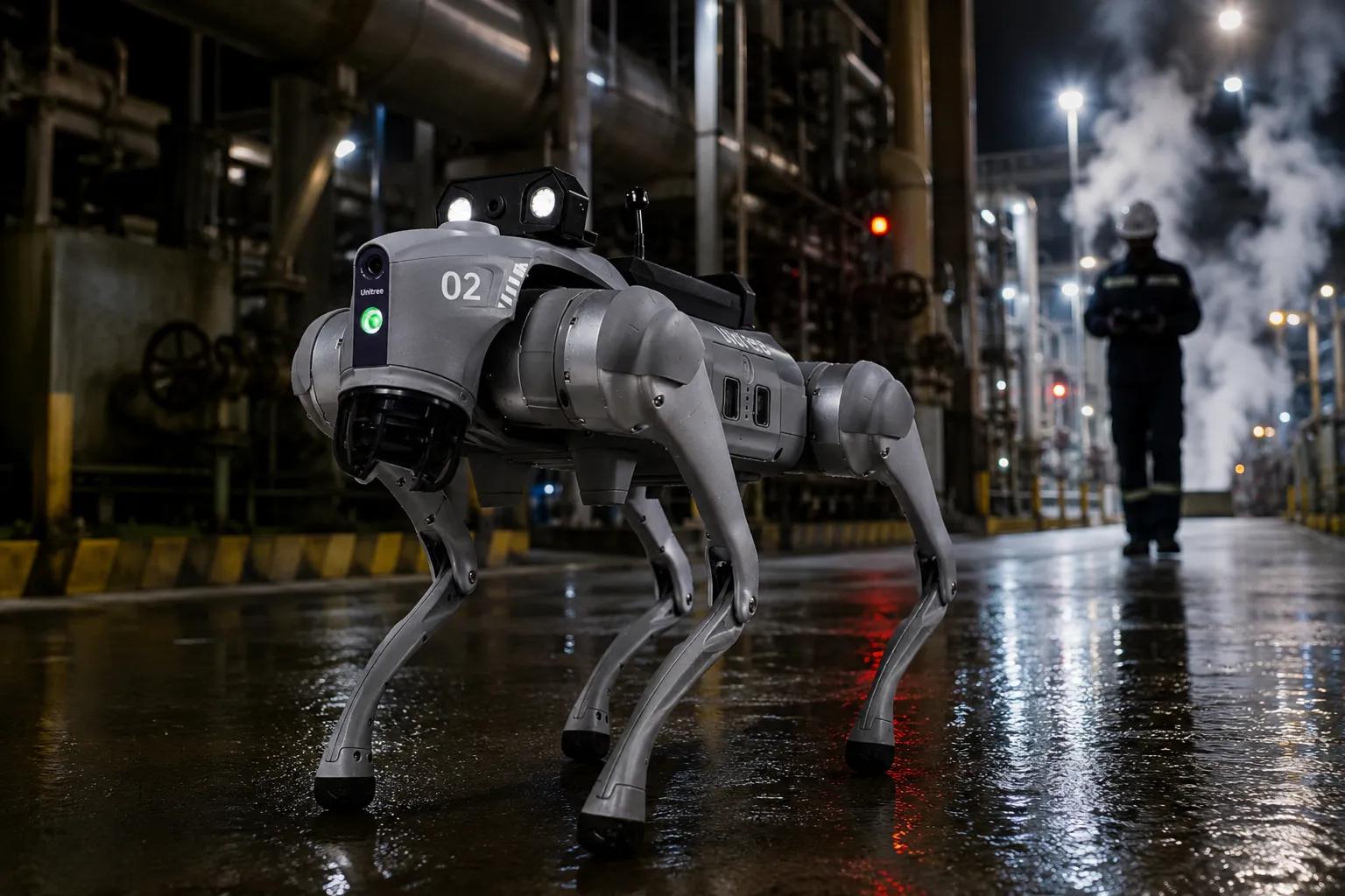 parking lot security robot